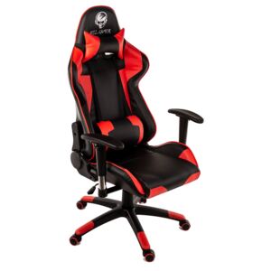Fotel gamingowy PRESTO C50, czerwony, 60x70x135 cm