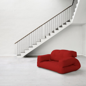 Sofa rozkładana Hippo - czerwona
