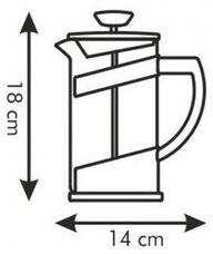 Tescoma Dzbanek na herbatę i kawę TEO 0,6 l, 0,6 l