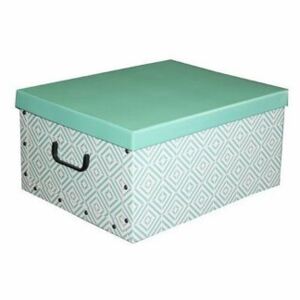 Compactor Pudełko do przechowywania składane Nordic, 50 x 40 x 25 cm, zielony