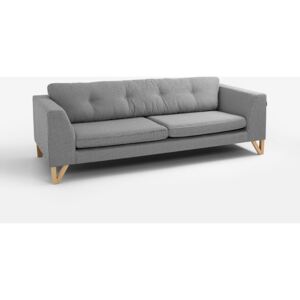Sofa rozkładana trzyosobowa Customform WILLY- tapicerka na zdjęciu ciemna pepitka