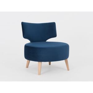 Fotel z dużym siedziskiem, tapicerowany Customform FLIPPIN - różne kolory