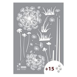 Naklejka z 15 kryształkami Swarovski Ambiance Dandelion Flowers