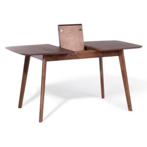 Stół do jadalni rozkładany 120/150 x 75 cm ciemne drewno MADOX