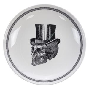 Czarno-biała miska Tokyo Design Studio Skull, ø 24,5 cm