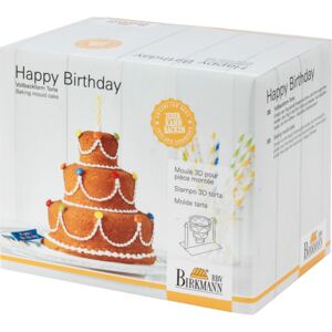 Forma do ciasta Happy Birthday 3D Birkmann