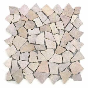 Mozaika marmurowa Garth na siatce różowa 1m2