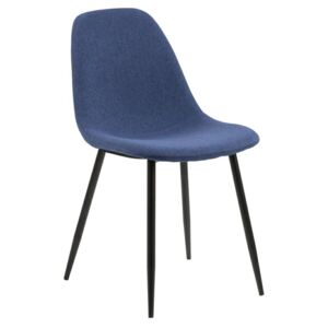 Krzesło WILMA niebieski-czarny