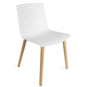 Krzesło WIRE biały-naturalny