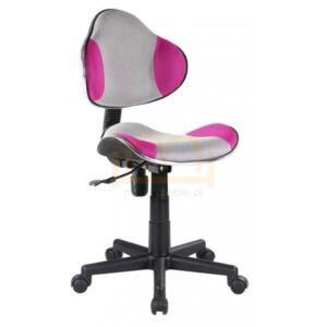Krzesło obrotowe QZY-G2B różowo/szare