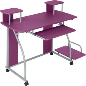 Tectake 401061 biurko młodzieżowe - fioletowy