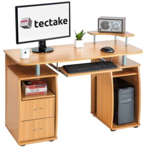 Tectake 401667 biurko pod komputer 115x55x87 cm - buk