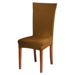 Pokrowiec na krzesło jednokolorowy - brązowy - Rozmiar uni