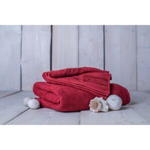 Komplet Ręcznik + ręcznik kąpielowy Florina - bordowy