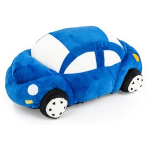 Profilowana poduszka Auto niebieska, 33 x 15 cm