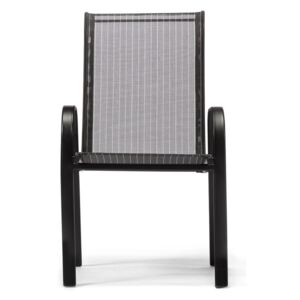 Czarne krzesło ogrodowe Timpana Ramada