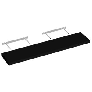 Velano Półka samowisząca FS 118x24 cm czarna