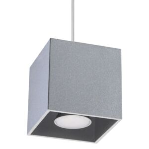 Sollux Lampa Wisząca QUAD 1 Szary SL.0061