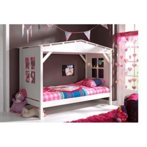Łóżko drewniane dla dziecka Pino - sosnowy domek