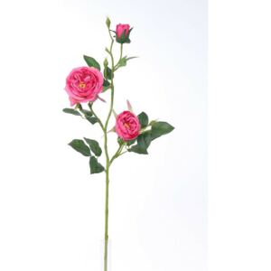 Sztuczna róża angielska, różowy, 69 cm