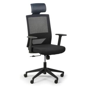Krzesło biurowe Fox, czarny