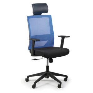 Krzesło biurowe FOX, niebieski