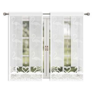 Panel ażurowy EXOTIC z flamingami 60x130cm