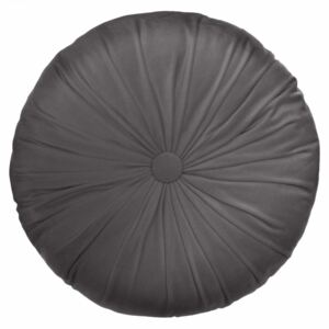 Poduszka dekoracyjna DOLCE, kolor ciemnoszary, 40 cm