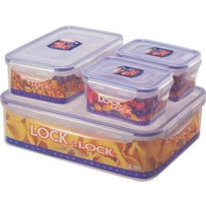 Lock&Lock Zestaw pojemników na żywność 4 szt