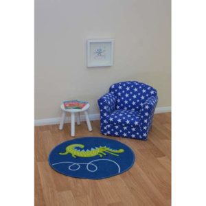 Fotel niebieski dla dzieci