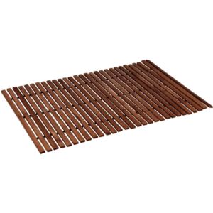 Podkładka na stół, bambusowa, 30 x 45 cm, ciemnobrązowa