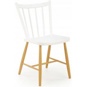 Krzesło Skandynawskie do Jadalni K419 Białe