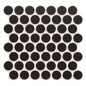 Gres szkliwiony Circle 31 x 31 cm black 0,95 m2