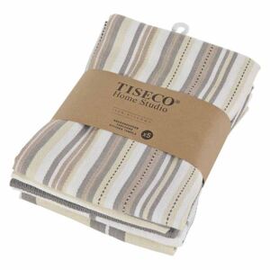Komplet 5 brązowych bawełnianych ścierek Tiseco Home Studio, 50x70 cm
