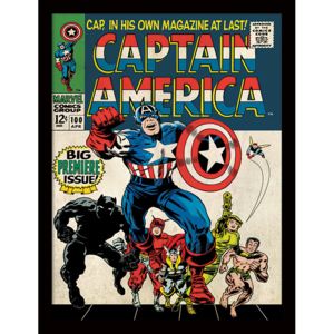 Oprawiony Obraz Captain America - Premiere