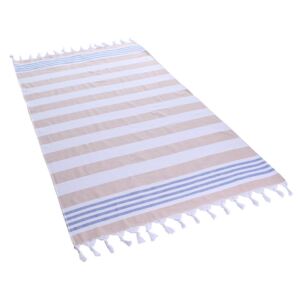 Bawełniany ręcznik kąpielowy DecoKing Sand Santorin, 90x170 cm
