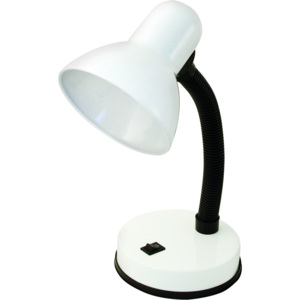 Velamp lampa stołowa CHARLESTON E27, biała, BEZPŁATNY ODBIÓR: WROCŁAW!