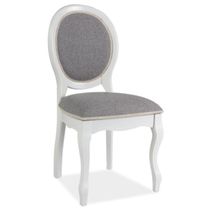 Krzesło drewniane tapicerowane FN-SC White