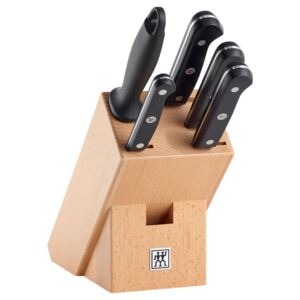 Zwilling - TWIN Gourmet - zestaw noży w bloku (4 noże i ostrzałka)