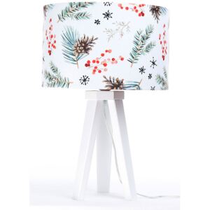 Welurowa lampa stołowa z motywem świątecznym - S292-Livera