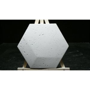 Panel ścienny 3D heksagon imitacja betonu