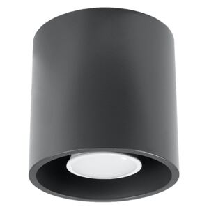 Okrągły plafon LED antracyt - EX538-Orbil