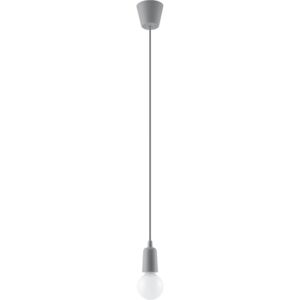 Szara lampa wisząca loft z regulacją wysokości - EX541-Diegi