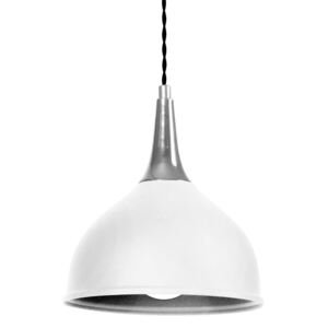 Biała industrialna lampa wisząca - E447-Niki