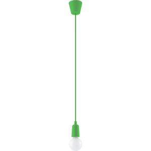 Zielona loftowa lampa wisząca na przewodzie - EX541-Diegi