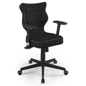 Biurowe krzesło o ergonomicznym oparciu Nero Black