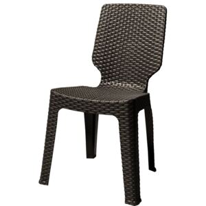 Krzesło ogrodowe T-Chair brąz CURVER