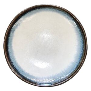 Biały talerz ceramiczny MIJ Aurora, ø 17 cm