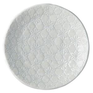 Biały talerz ceramiczny MIJ Star, ø 13 cm