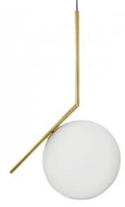 Lampa nowoczesna, biała kula - White Ball 30